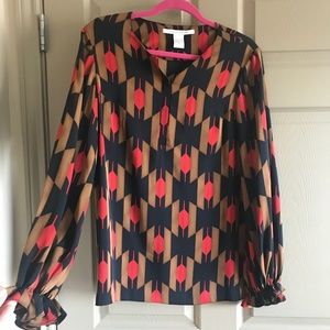 Diane Von Furstenberg Flowy Top